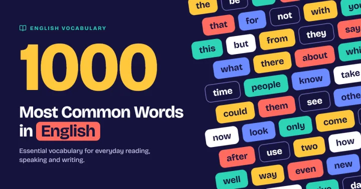 1000 MOST COMMON WORDS IN ENGLISH