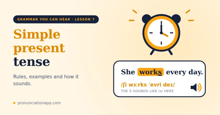 Simple Present Tense: Rules, Examples and How It Sounds